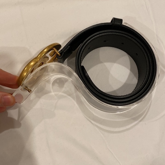 Gucci 2015 Re-Edition Black Wide Leather Belt - Picture 5 of 9